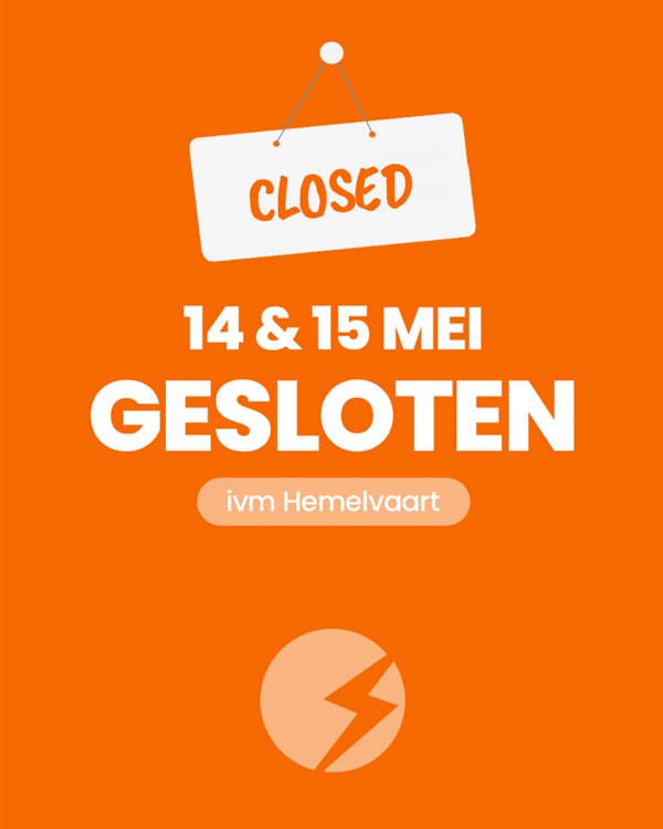 E&B Techniekgroep Met Hemelvaart Gesloten